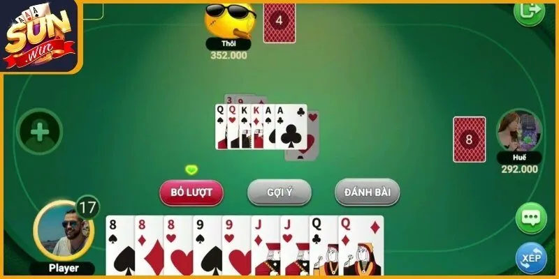Cách chơi tiến lên miền nam với các quy tắc tổ hợp bài