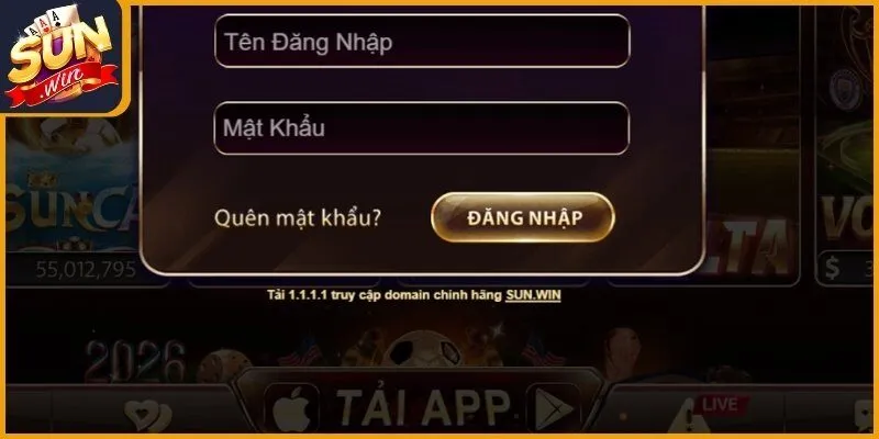 Lưu ý khi thực hiện đăng nhập Sunwin 