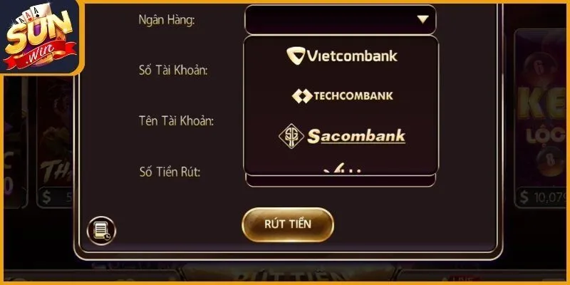 Rút Tiền Sunwin - Hướng Dẫn Chi Tiết Và Chuẩn Xác Nhất 2 Thao tác giao dịch qua thẻ ngân hàng
