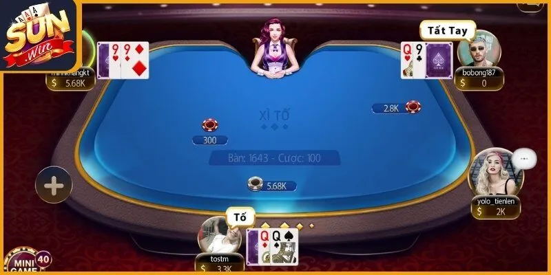 Khởi tạo ván cược bằng tiền tẩy