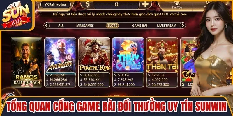 Tổng quan cổng game bài đổi thưởng uy tín Sunwin