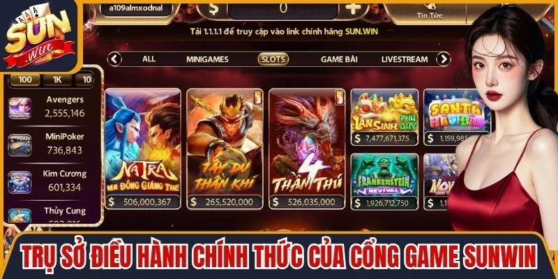 Trụ sở điều hành chính thức của cổng game Sunwin