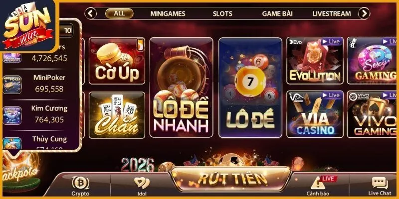 Sức hút mạnh mẽ của xổ số Sunwin